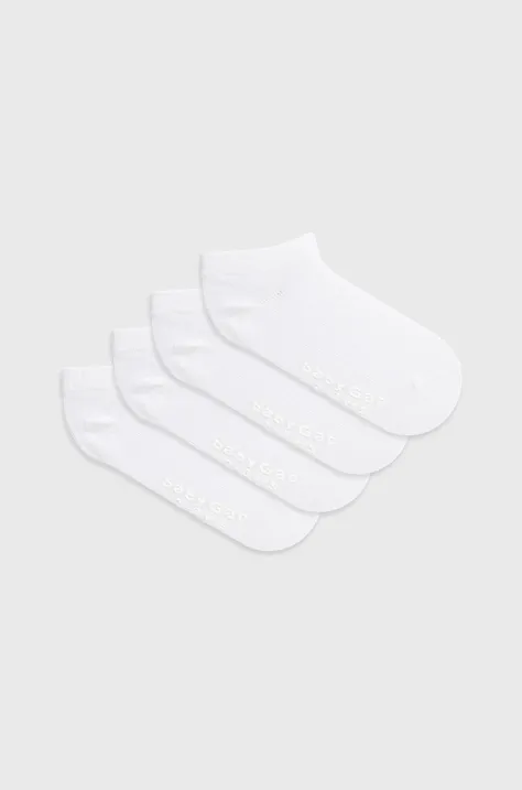 Detské ponožky GAP biela farba