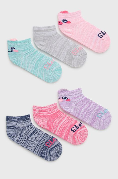 Detské ponožky Skechers (6-pak)