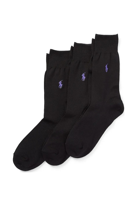 Polo Ralph Lauren skarpety męskie 3-pack czarne 449653635