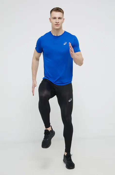 Клин за бягане Asics мъжко в черно с изчистен дизайн
