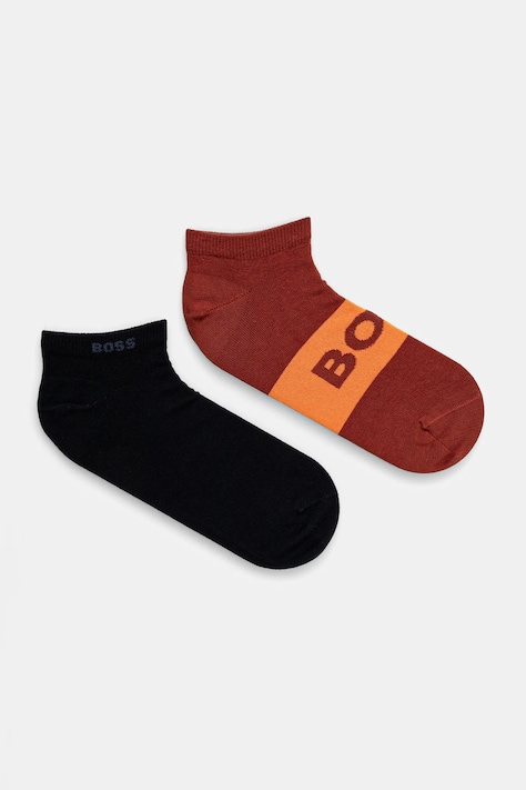 BOSS calzini pacco da 2 uomo colore arancione