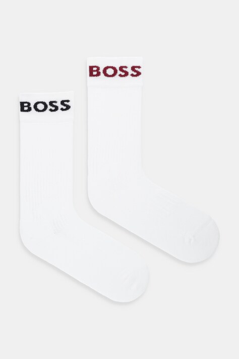 BOSS skarpetki 2-pack męskie kolor biały 50469747