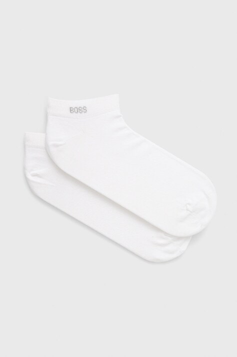 Шкарпетки BOSS (2-pack) чоловічі колір білий