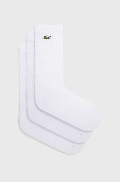 Шкарпетки Lacoste чоловічі колір білий RA4182-8VM