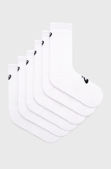 Κάλτσες Asics χρώμα: άσπρο