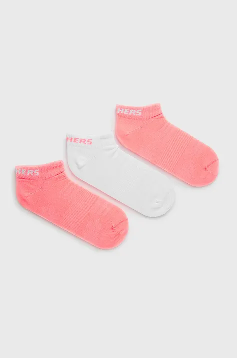Κάλτσες Skechers χρώμα: ροζ