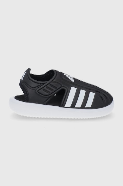 Παιδικά σανδάλια adidas χρώμα: μαύρο