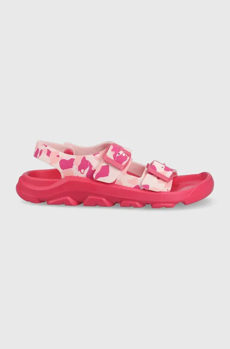 Дитячі сандалі Birkenstock колір рожевий
