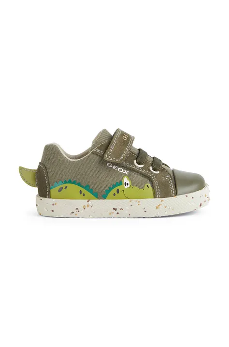 Дитячі черевики Geox колір зелений