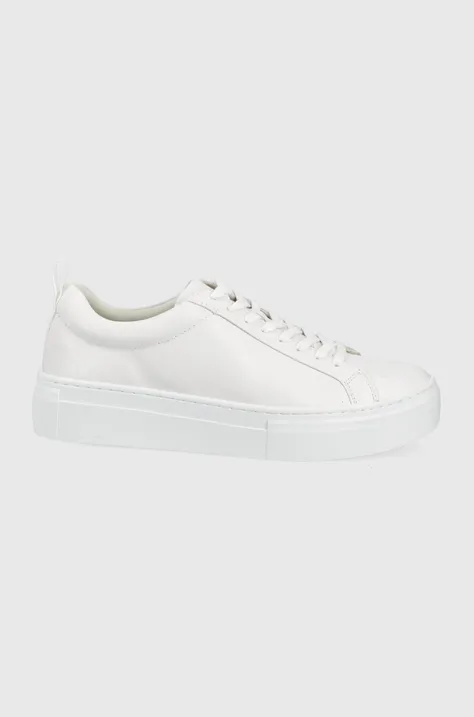 Шкіряні кросівки Vagabond Shoemakers Zoe Platform колір білий