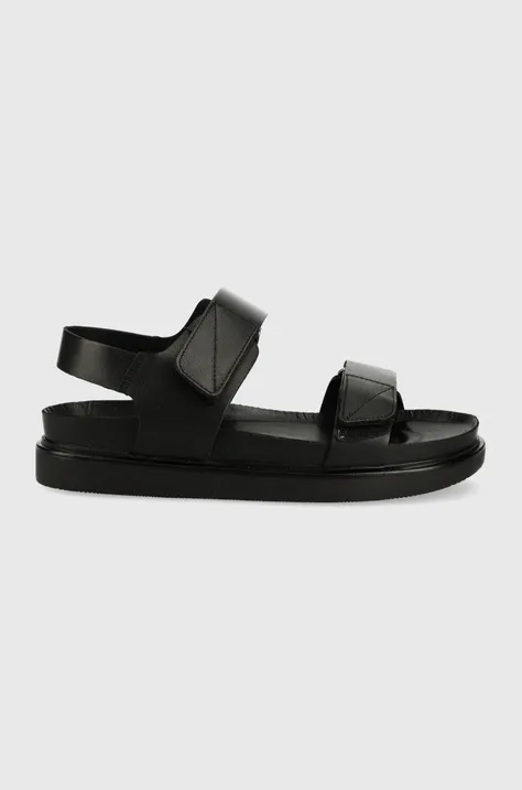 Шкіряні сандалі Vagabond Shoemakers Erin жіночі колір чорний