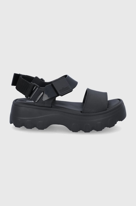 Сандали Melissa дамски в черно с платформа