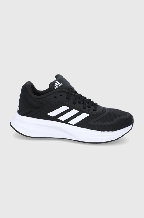 adidas cipő Duramo 10 GX0709 fekete, lapos talpú