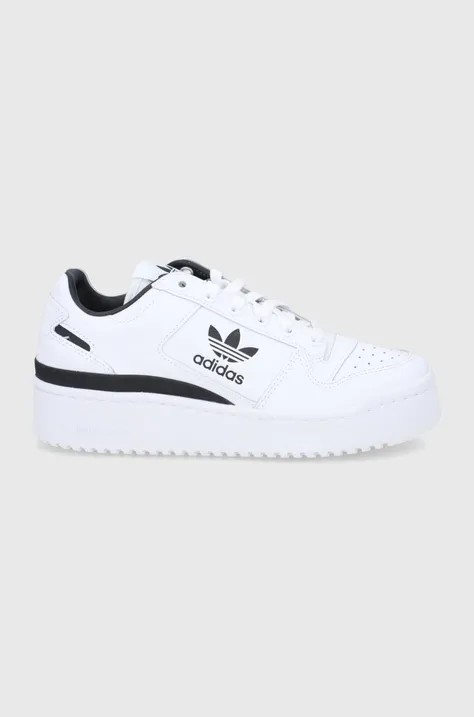 Δερμάτινα παπούτσια adidas Originals Forum Bold χρώμα: άσπρο