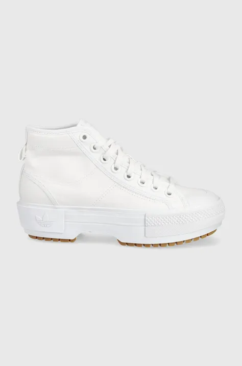 Кеды adidas Originals Nizza женские цвет белый GZ8858-WHT/GUM3