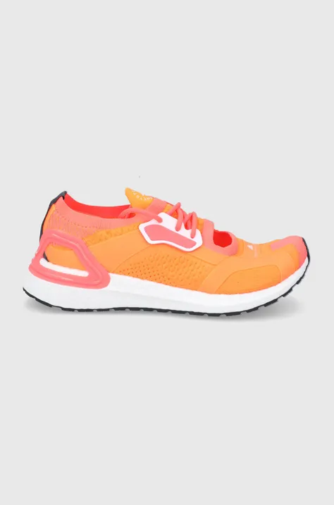Tekaški čevlji adidas by Stella McCartney Ultraboost oranžna barva