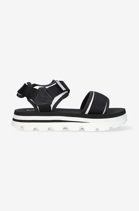 Timberland sandals Euro Swift Sandal women's black color