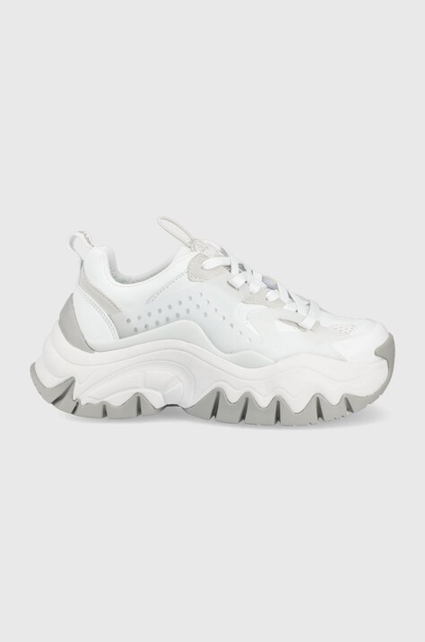 Buffalo sneakers culoarea alb