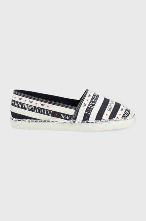 Espadrile Emporio Armani Underwear mornarsko modra barva