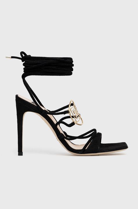 Semišové sandály Elisabetta Franchi