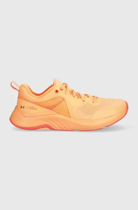 Παπούτσια Under Armour HOVR Omnia χρώμα: πορτοκαλί