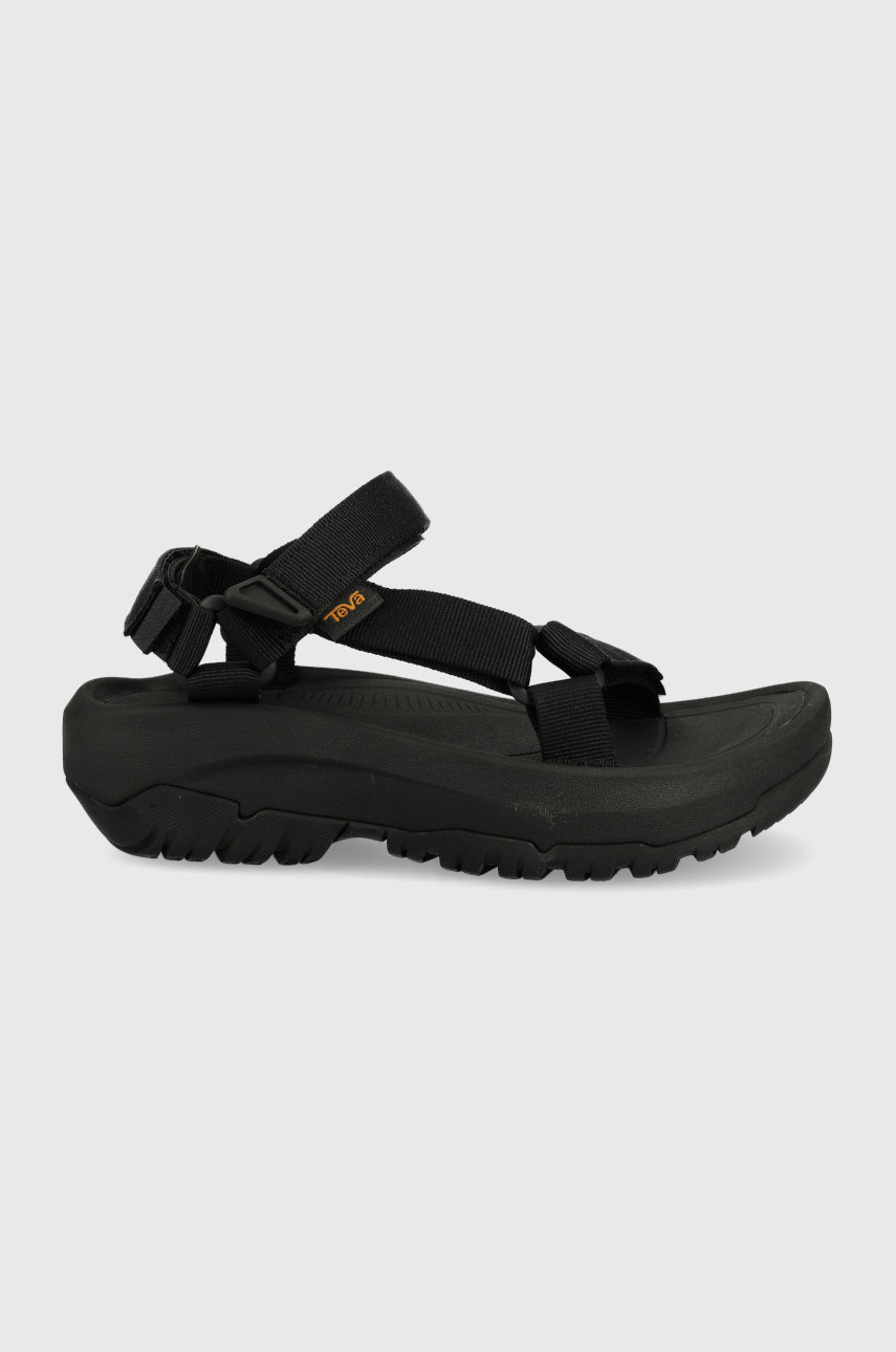 Teva sandale femei, culoarea negru, cu platforma 1131270.BLK-BLK