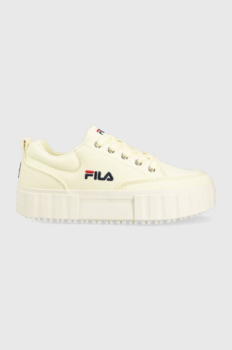 Кеды Fila Sandblast женские цвет жёлтый