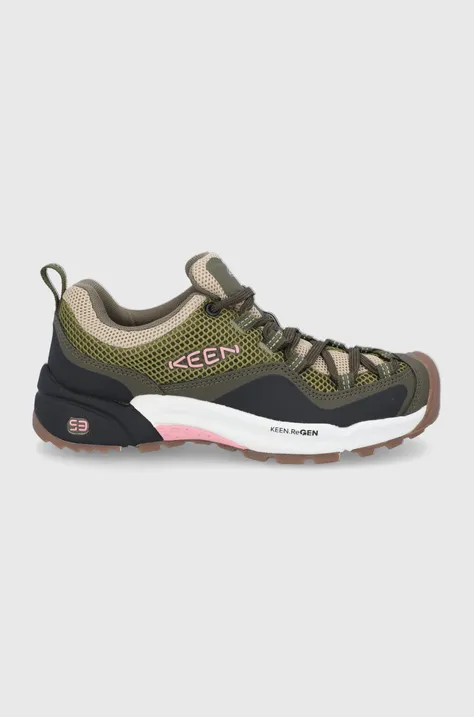 Cipele Keen Wasatch Crest Vent za žene, boja: zelena