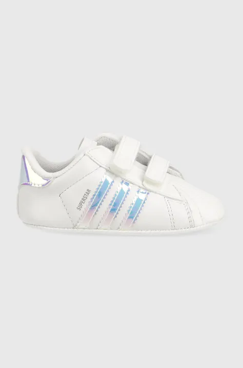 Detské tenisky adidas Originals Superstar biela farba
