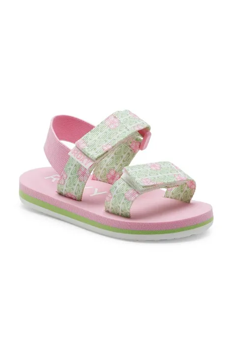 Detské sandále Roxy fialová farba