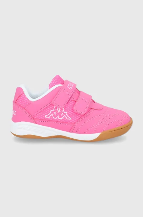 Дитячі черевики Kappa колір рожевий