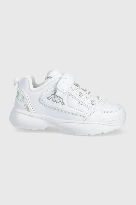 Παιδικά παπούτσια Kappa χρώμα: άσπρο