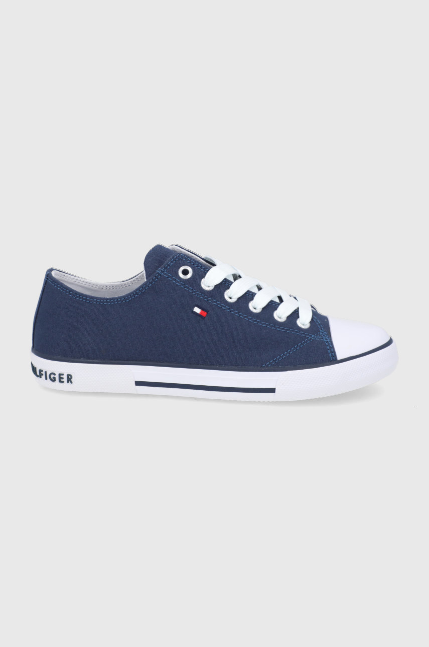 Detské tenisky Tommy Hilfiger fialová farba