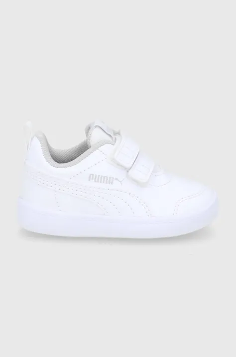 Puma buty dziecięce Courtflex 371544. kolor biały