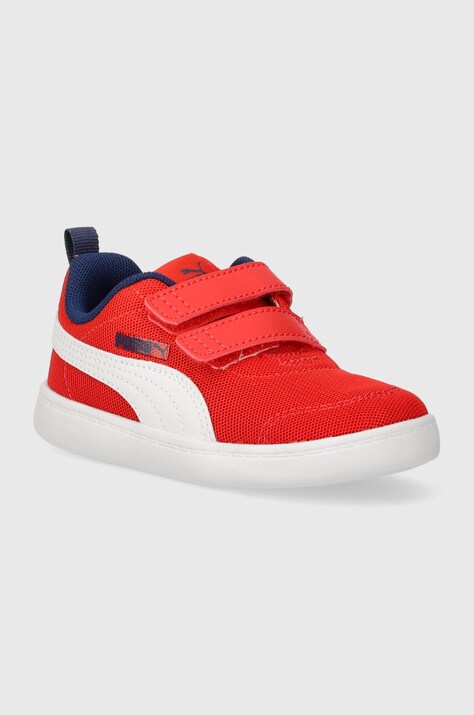 Детские ботинки Puma цвет красный