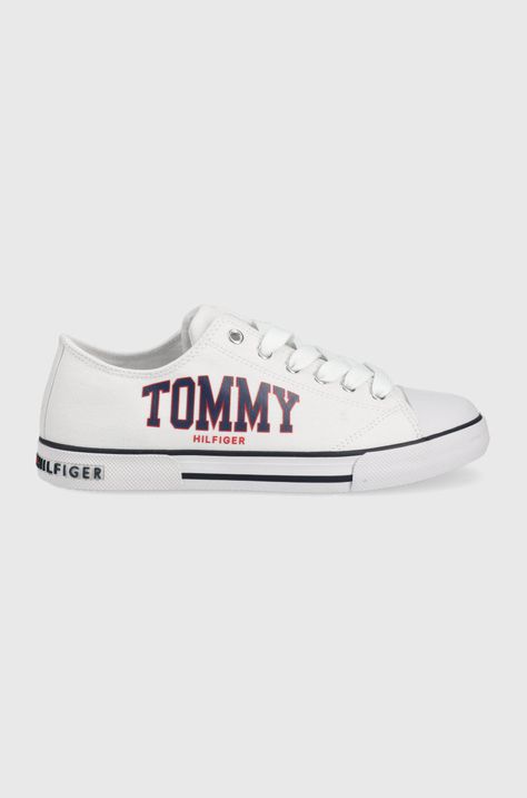 Παιδικά πάνινα παπούτσια Tommy Hilfiger