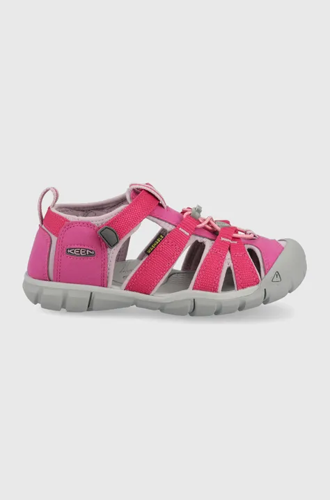 Detské sandále Keen ružová farba
