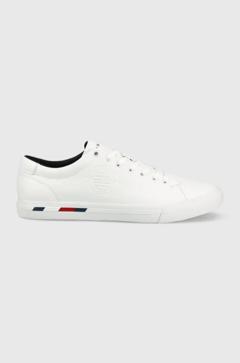 Tommy Hilfiger sneakersy skórzane kolor biały