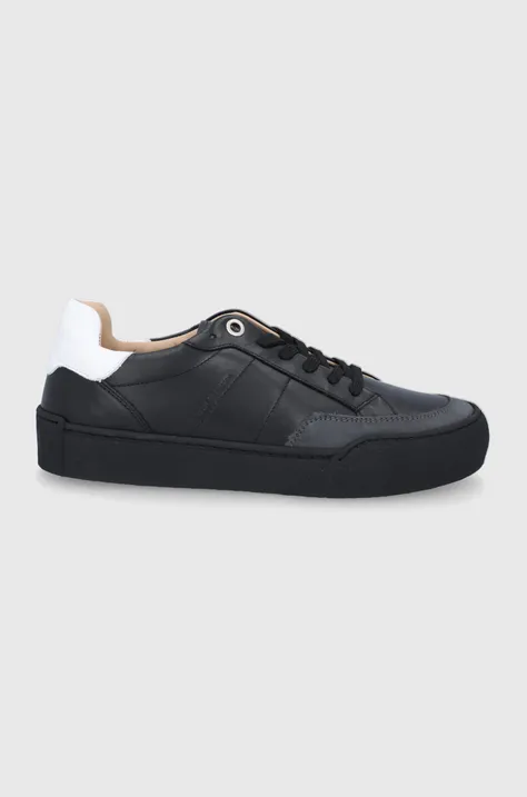 Шкіряні черевики Tiger Of Sweden колір чорний