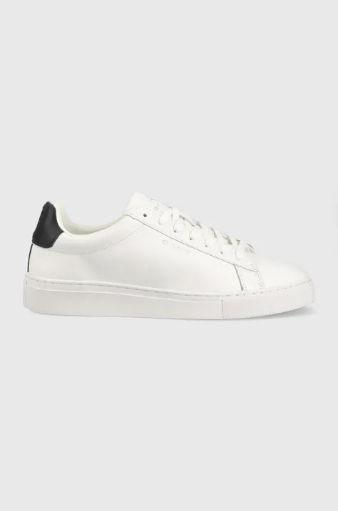 Δερμάτινα αθλητικά παπούτσια Gant Mc Julien χρώμα: άσπρο