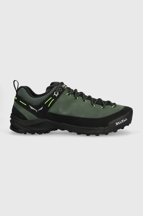 Черевики Salewa Wildfire Leather чоловічі колір зелений