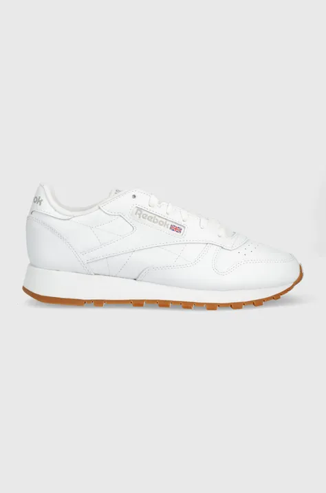 Reebok Classic leather sneakers GY0952 white color