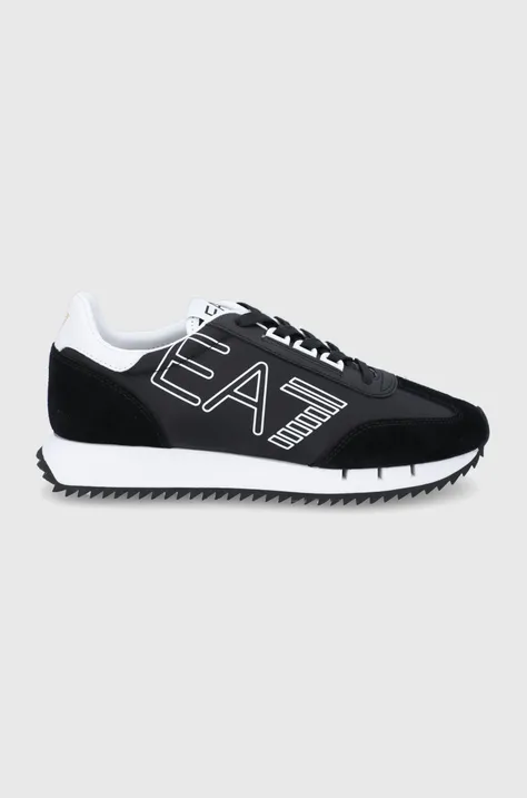Topánky EA7 Emporio Armani čierna farba,