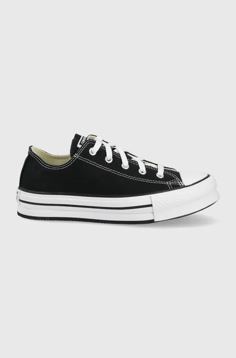 Πάνινα παπούτσια Converse Chuck Taylor χρώμα: μαύρο