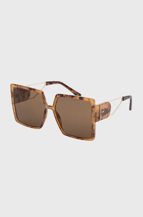 Aldo okulary przeciwsłoneczne ANNERELIA damskie kolor brązowy