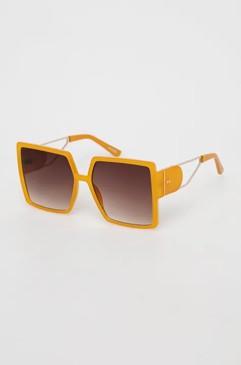 Sunčane naočale Aldo Annerelia za žene, boja: žuta