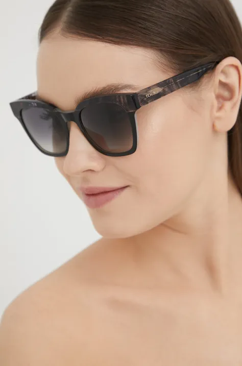 Сонцезахисні окуляри Tous жіночі колір сірий