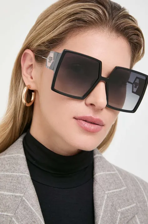 Sončna očala Philipp Plein žensko, črna barva