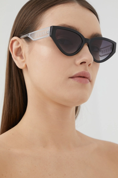 Guess okulary przeciwsłoneczne damskie kolor czarny GU7819_5601B