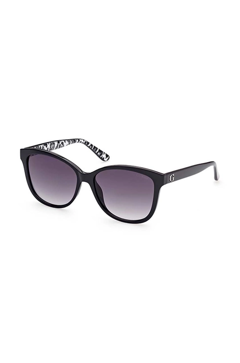 Guess ochelari de soare femei, culoarea negru